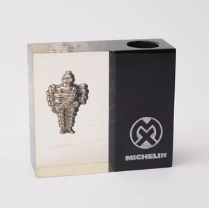 Vintage Michelin Mann Bidendum Acryl Harz MX Reifen Stifthalter Schreibtisch Briefbeschwerer - Bild 1 von 7