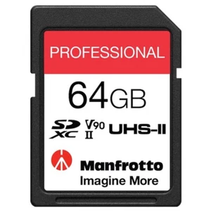 Manfrotto Professional UHS-II V90 U3 SDXC Card 64G - Picture 1 of 1