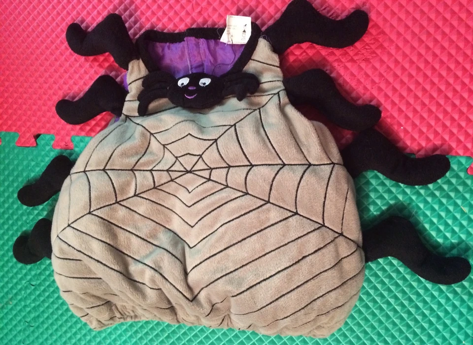 Underwraps Teia de Aranha Perna de Pelúcia Encaixa 0-2T Fantasia de Halloween Varanda Ganso - Imagem 1 de 4