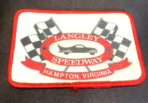 De colección. Parche sombrero NASCAR Grand Nationals Langley Speedway Hampton, VA principios de 1970 - Imagen 1 de 3