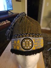 Womens Old Time Hockey Boston Bruins Sherpa Lined Winter Hat NWOT 