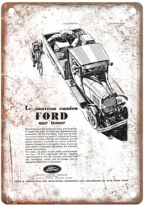 Insegna Vintage 1930 Ford Modello AA Pubblicità Look Retrò Metallo A6510 - Foto 1 di 2