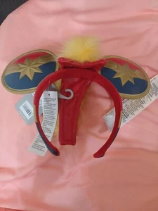 Marvel's Captain Marvel Ohr Stirnband für Erwachsene (NEU MIT ETIKETT) - Bild 1 von 9
