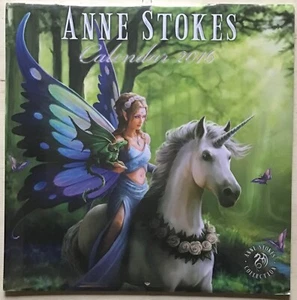 Anne Stokes ~ The Realms Calendar 2016 ~ Artwork ~ Collectors ~ Month To View - Picture 1 of 2