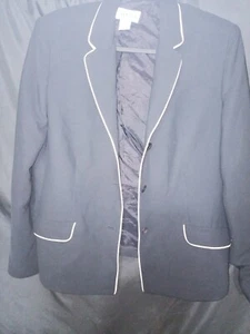 Alfani Blazer Womens 14 Single Breast Notch Collar Pockets Lined - Picture 1 of 3