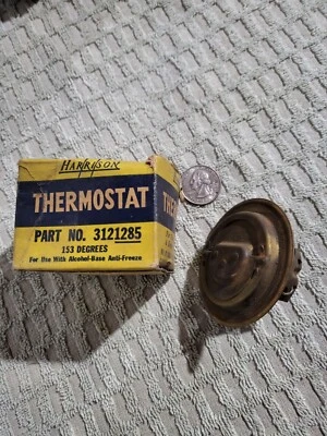 NEW NOS HARRISON 180 degree engine THERMOSTAT 1930s 1940s  FORD MERCURY car auto - Image 1 of 4