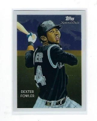 2010 Topps National Chicle Chrome Dexter Fowler /999 #CC42 Rockies MLB Baseball - Image 1 of 2