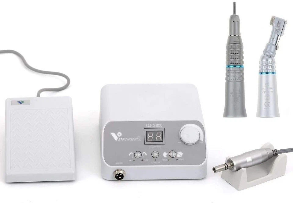 STRONG G800 Dental Micro Motor Polisher Machine 50000 RPM with E-type Handpiece