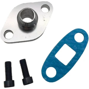 Turbo Oil Return/Drain Flange Adapter AN10 For TOYOTA LEXUS GTE 1JZ 2JZ Aluminum - Picture 1 of 4