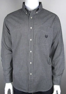 Chaps Ralph Lauren Check Button Down Shirt Large - Picture 1 of 7