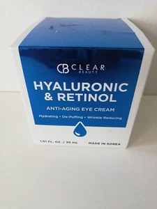 CLEAR BEAUTY HYALURONIC & RETINOL ANTI AGING , HYDRATING 1.01 OZ. Exp: 2026 - Picture 1 of 5