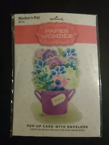 Hallmark Paper Wonder 3D Pop Up Biglietto Festa della Mamma con Busta per MAMMA Nuovo - Foto 1 di 2