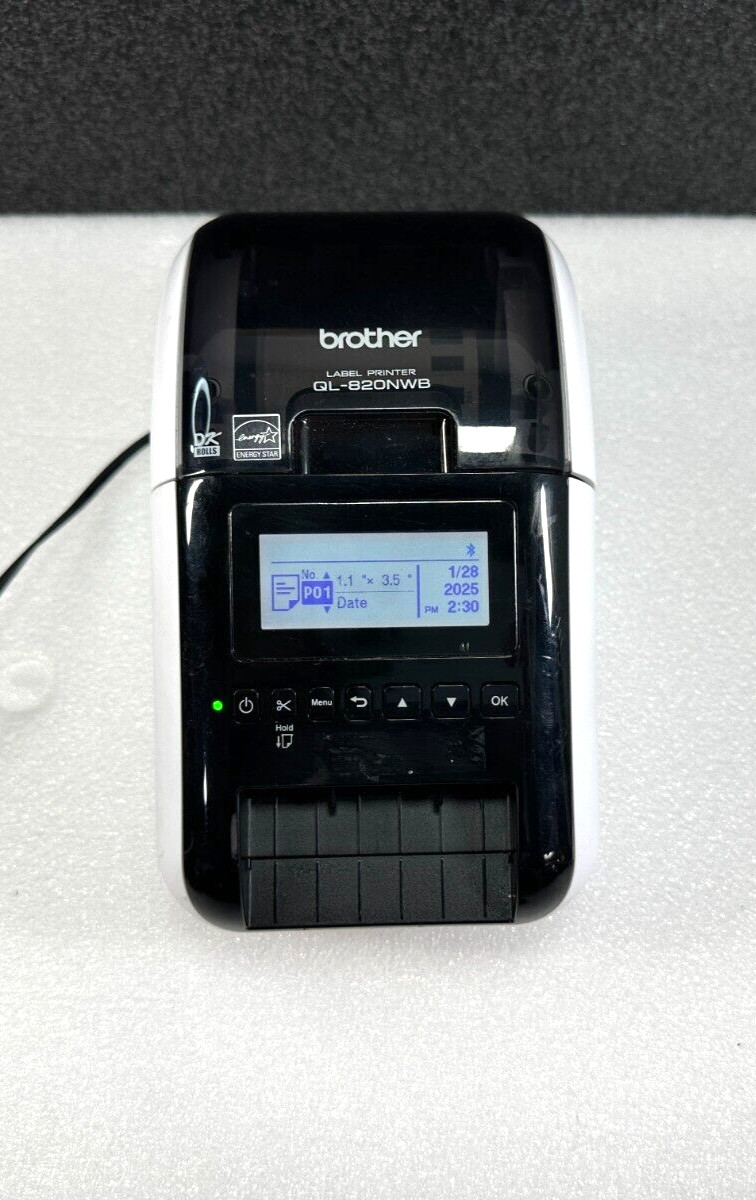 ブラザー 青臭く ラベルプリンター QL-820NWB 中古品