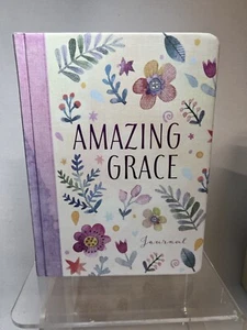 Amazing Grace Journal Writing Prompts Diary Lavender Floral Gift For Mom - Picture 1 of 16