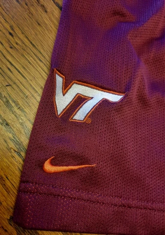 Nike Dri-Fit Men's Virginia Tech Team VT Hokies Athletic Workout Shorts Size L Cover