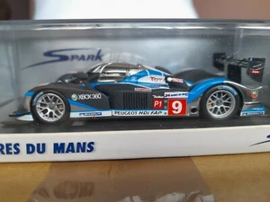 PEUGEOT 908 HDI FAP no9 WINNER LM 2009 1/43 CAR  MODEL BY SPARK MODELS 43LM09 - Picture 1 of 8