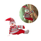  2 PCs Cartoon Doll Clips Santa Claus Curtain Tieback Decorate