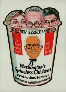 Garbage Pail Kids GPK Trumpocracy First 100 Days #58 Washington's Spineless Chic - Picture 1 of 2