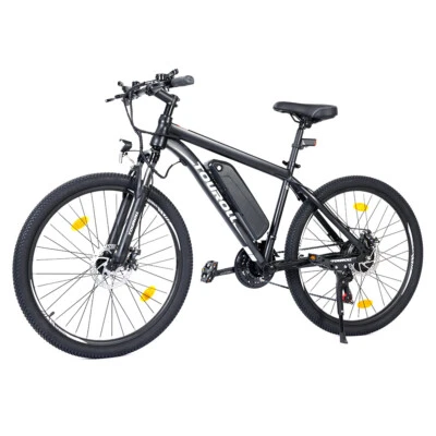 Touroll U1 29-Zoll E-Bikes 65km Reichweite 250W 21-Gang Shimano IPX4 E-City Bike