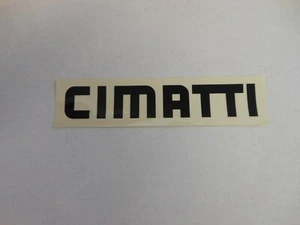 Vintage 1970's CIMATTI Decal 6-1/2 x 1-3/4" (038) - Bild 1 von 1