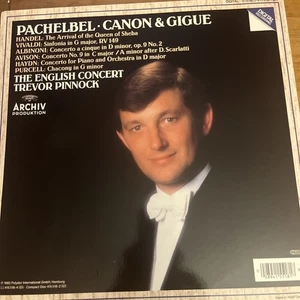 ARCHIV 415518 PACHELBEL CANON & GIGUE PINNOCK LP 1985 digital - Picture 1 of 6