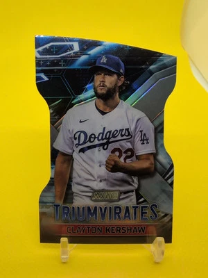 Topps Stadium Club 2023 - Triumvirates - #T-24 Clayton Kershaw - Image 1 of 4