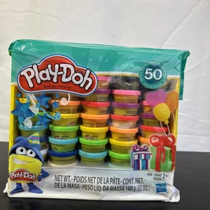 Play-Doh Modelliermasse 50 Stück Vorteilspack Kiste mit Farben ungiftig sortiert 1 Unze - Bild 1 von 9