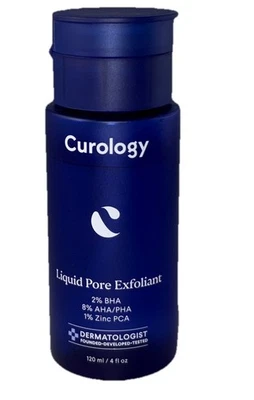 Curology Liquid Pore Exfoliant with 2% BHA, 8% AHA/PHA and 1% Zinc 4oz-SHIP 24HR - Image 1 of 4