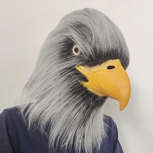 Eagle Full Head Cover Realistic Fancy Dress Creative Eagle - Picture 1 of 6