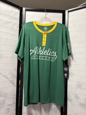 47 Brand Oakland Athletics T-Shirt Men’s XL 47 Brand Licensed NWT 100% Cotton - Image 1 of 4