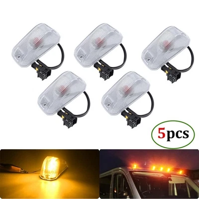 Luces de señalización de techo ámbar cabina Ram ProMaster 1500 2500 3500 2014-2023 5 un. Foto 1 de 4