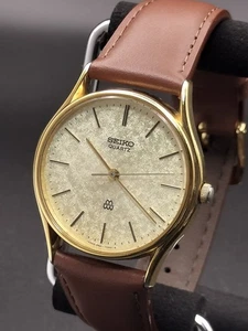 Vintage Seiko Twin Quartz 9921-7000 Men's Watch with Battery Replaced From Japan - Picture 1 of 14
