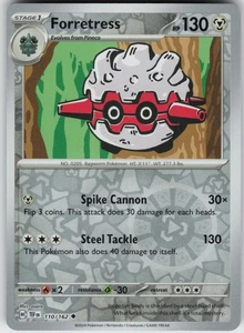 Reverse Holo Forretress 110/162 Uncommon SV05: Temporal Forces NM - Picture 1 of 1