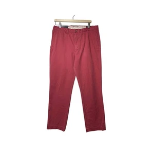 Polo Ralph Lauren Classic Fit Chino Hose Rot Lachs Baumwolle Preppy Twill Gr. 34 - Bild 1 von 14