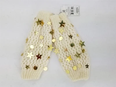 Calentadores de brazo para niña con lentejuelas estrellas doradas Cherokee ABA11 talla única marfil objetivo Foto 1 de 3