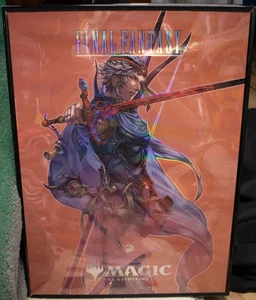 MTG Magic the Gathering Final Fantasy 18x24 Foil Promo Poster Firion - Picture 1 of 2