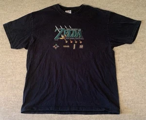 Vintage 2004 Legend of Zelda Four Swords Adventure Shirt Large Nintendo - LESEN - Bild 1 von 10