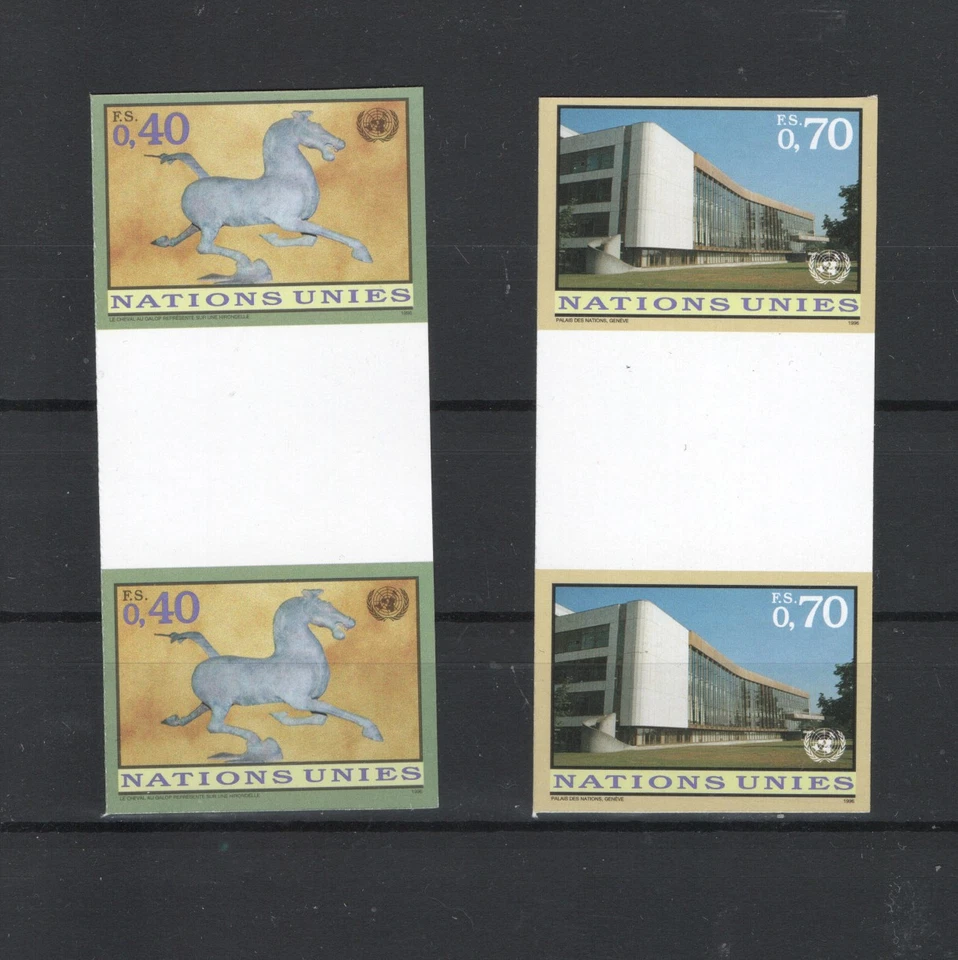 NACIONES UNIDAS GINEBRA 1996 CABALLO IMPERFORADO MNH - 13243 Foto 1 de 1