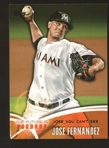 2014 Topps The Future is Now #FN-22 - Jose Fernandez - Miami Marlins 14-568 - Picture 1 of 2