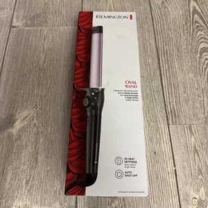 Remington Oval Barrel Ceramic Curling Wand Deep Waves 30 Heat Settings Open Box - Picture 1 of 4