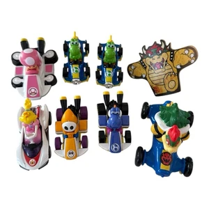 Hot Wheels Nintendo Super Mario Kart Race Cars Mattel Orange Shy Guy Yoshi Lot - Picture 1 of 14