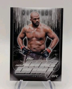 Jon Jones 2024 Topps Midnight UFC The One And Only Moon Beam Refractor SP #TO-27 - Picture 1 of 2