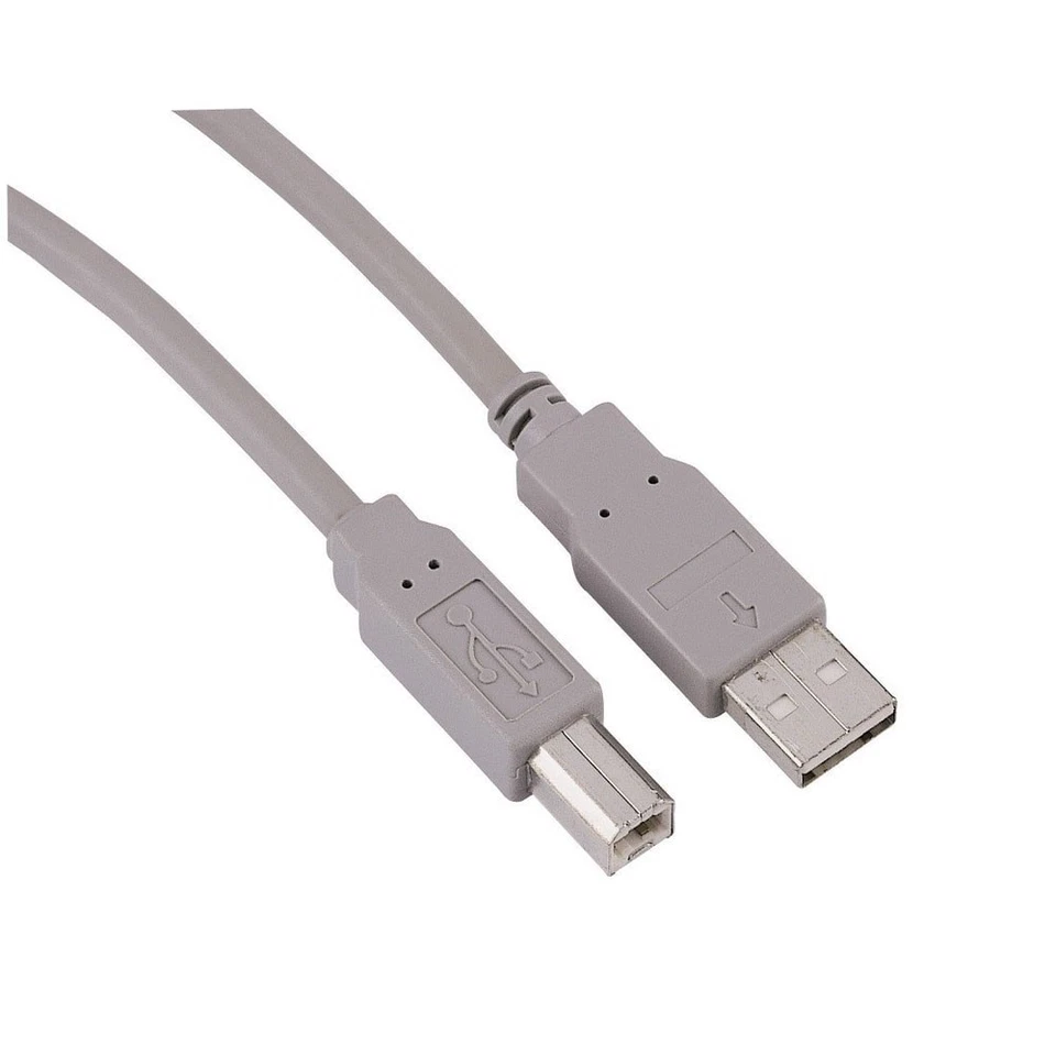 HAMA USB-2.0-Kabel, Grau, 5,00 m (00029195) #38226027 - Bild 1 von 1