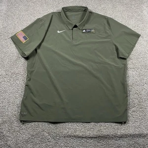 Nike TCU Horned Frogs Salute To Service Polo Men’s 4XL Stitched Olive DD3852 - Picture 1 of 11