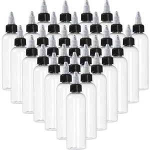 Botellas de plástico PET aceite líquido con tapa superior giratoria tatuaje pigmento tinta contenedores - Imagen 1 de 17
