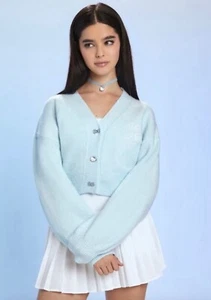 Forever 21 Angel Hello Kitty Knit Cardigan Sweater (Small) - Picture 1 of 7