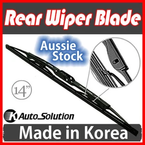 Metal Frame Conventional Aerodynamic Rear Wiper Blades 14inch 350mm 1PC - Picture 1 of 1