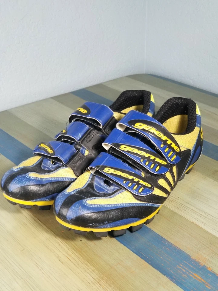 Gaerne Road Cycling Shoes Blue/Yellow/ Black sidi crono italian - Image 1 of 4