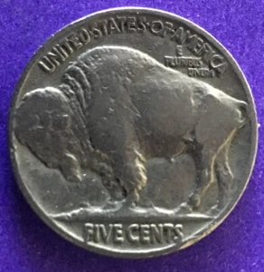 1934 USA Buffalo Nickel Coin. - Picture 1 of 3