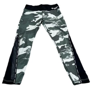Justice Girls Active Leggings Camouflage Ankle Length Mesh Accent Size 16/18 - Picture 1 of 9